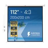 PANTALLA PROYECCION IGGUAL 200X200 MURAL ELECTRICA